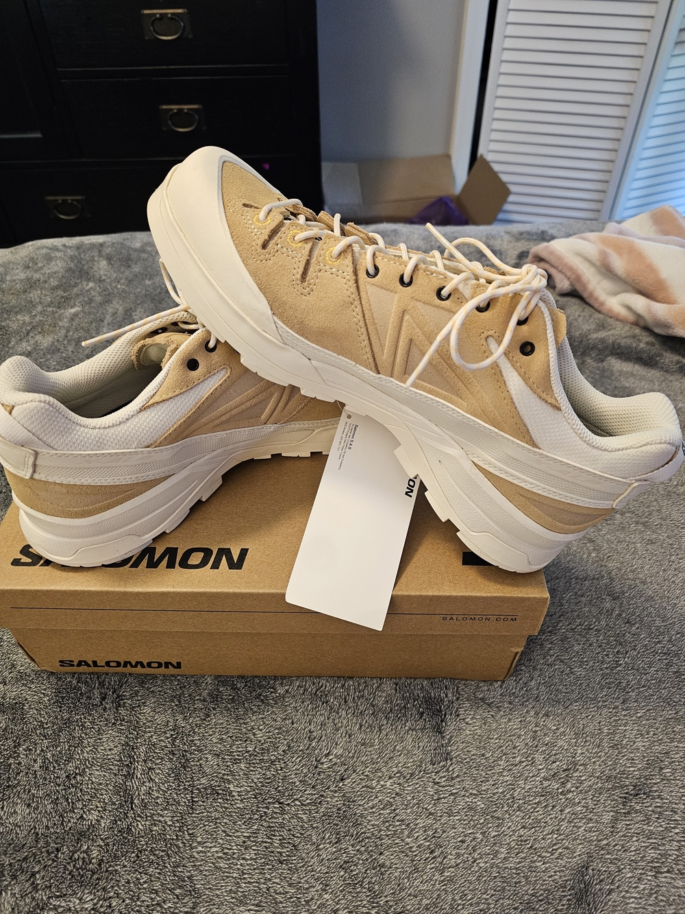 Salomon X-ALP LTR Premium Leather & Suede Hiking Walking Casual Sneakers
